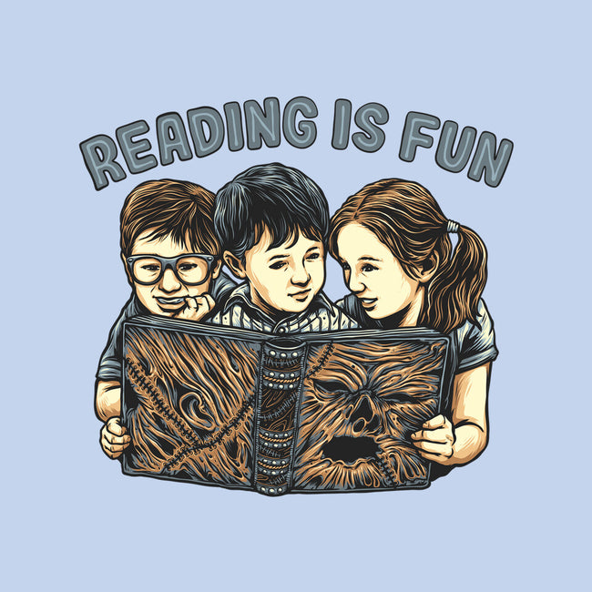 Reading Is Fun For Us-Womens-Fitted-Tee-momma_gorilla