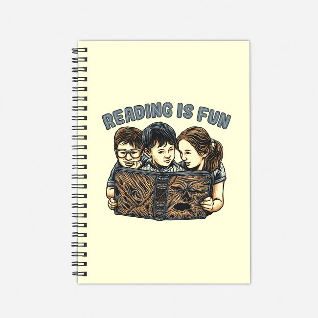 Reading Is Fun For Us-None-Dot Grid-Notebook-momma_gorilla