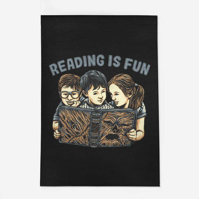 Reading Is Fun For Us-None-Outdoor-Rug-momma_gorilla