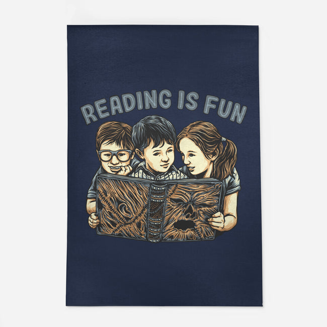 Reading Is Fun For Us-None-Outdoor-Rug-momma_gorilla