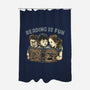Reading Is Fun For Us-None-Polyester-Shower Curtain-momma_gorilla