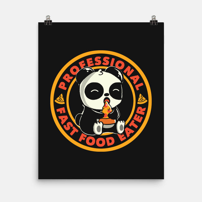 Professional Fast Food Eater-None-Matte-Poster-tobefonseca