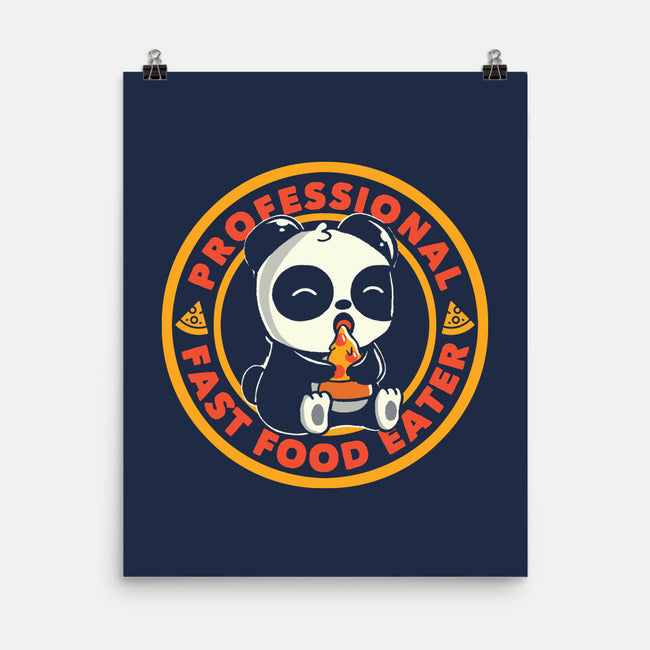 Professional Fast Food Eater-None-Matte-Poster-tobefonseca