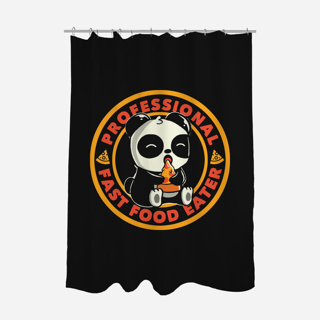 Professional Fast Food Eater-None-Polyester-Shower Curtain-tobefonseca