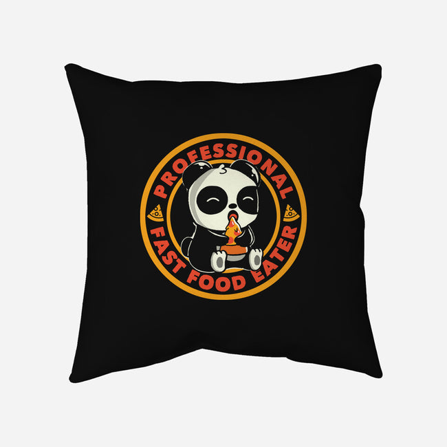 Professional Fast Food Eater-None-Removable Cover w Insert-Throw Pillow-tobefonseca