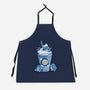 Penguin Iced Coffee-Unisex-Kitchen-Apron-tobefonseca