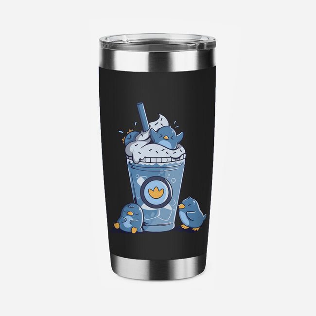 Penguin Iced Coffee-None-Stainless Steel Tumbler-Drinkware-tobefonseca