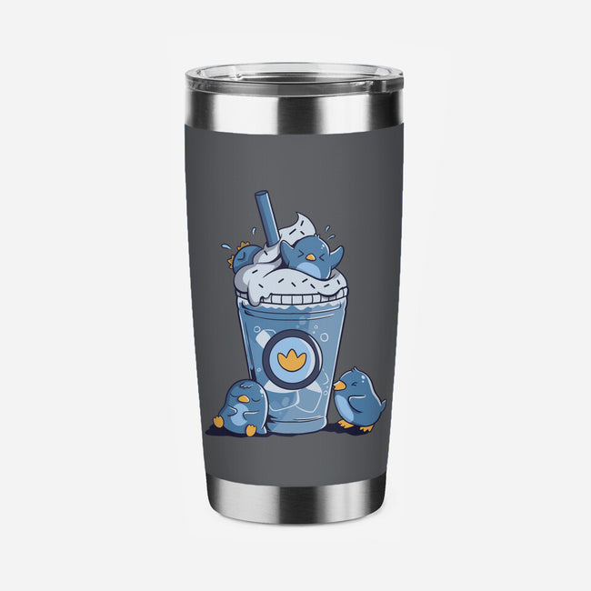 Penguin Iced Coffee-None-Stainless Steel Tumbler-Drinkware-tobefonseca