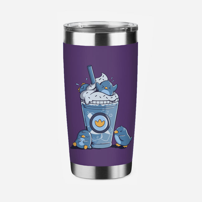 Penguin Iced Coffee-None-Stainless Steel Tumbler-Drinkware-tobefonseca