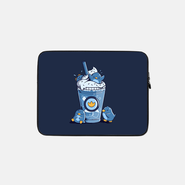 Penguin Iced Coffee-None-Zippered-Laptop Sleeve-tobefonseca