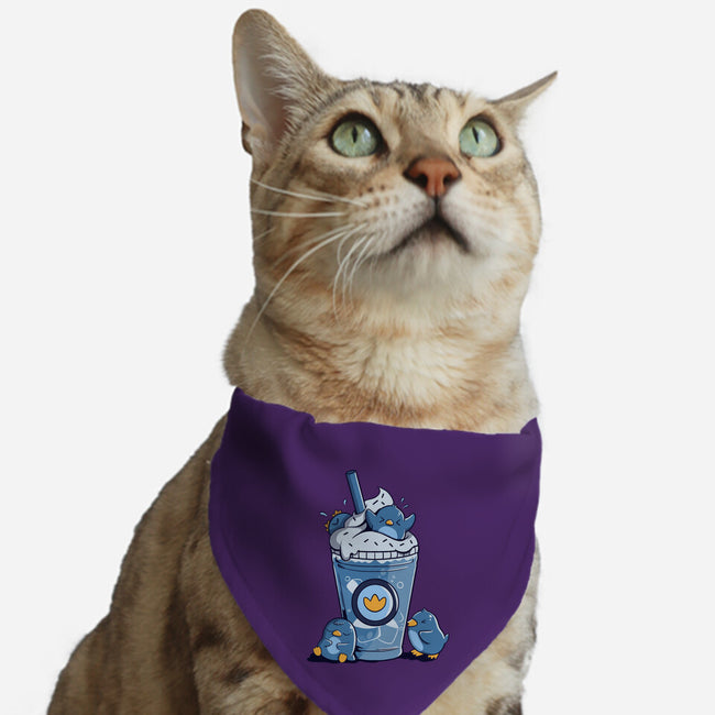 Penguin Iced Coffee-Cat-Adjustable-Pet Collar-tobefonseca