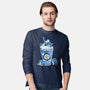 Penguin Iced Coffee-Mens-Long Sleeved-Tee-tobefonseca