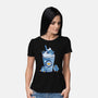 Penguin Iced Coffee-Womens-Basic-Tee-tobefonseca