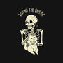 Living The Dream Skeleton Cat-Unisex-Zip-Up-Sweatshirt-tobefonseca