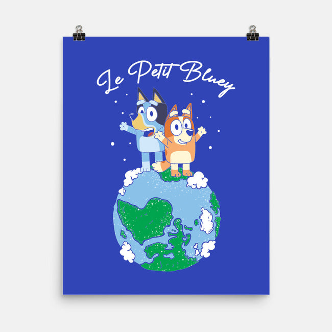 Le Petit Bluey-None-Matte-Poster-turborat14