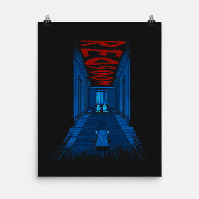 Bluey Red Room-None-Matte-Poster-dalethesk8er