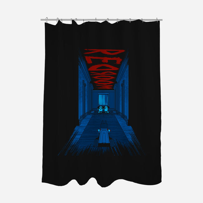 Bluey Red Room-None-Polyester-Shower Curtain-dalethesk8er