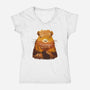 Campybara-Womens-V-Neck-Tee-dandingeroz
