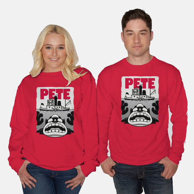 Pete-Unisex-Crew Neck-Sweatshirt-Raffiti