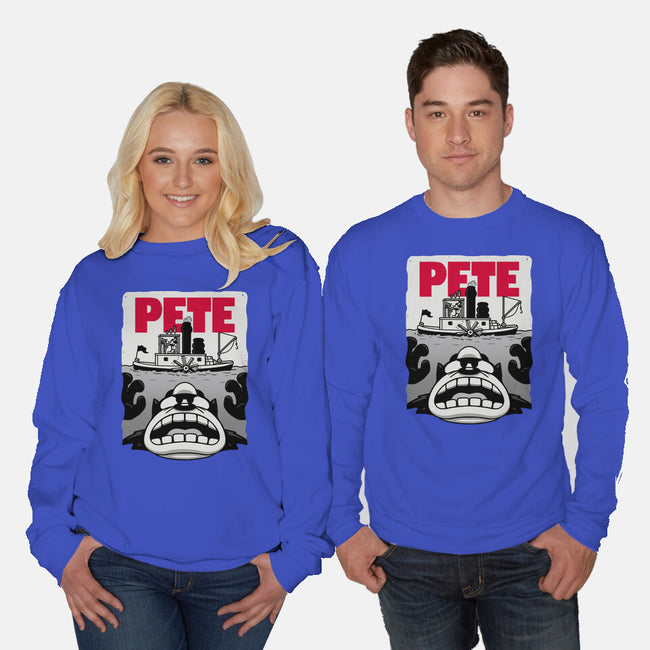 Pete-Unisex-Crew Neck-Sweatshirt-Raffiti