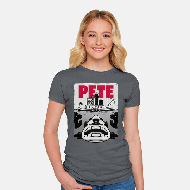 Pete-Womens-Fitted-Tee-Raffiti