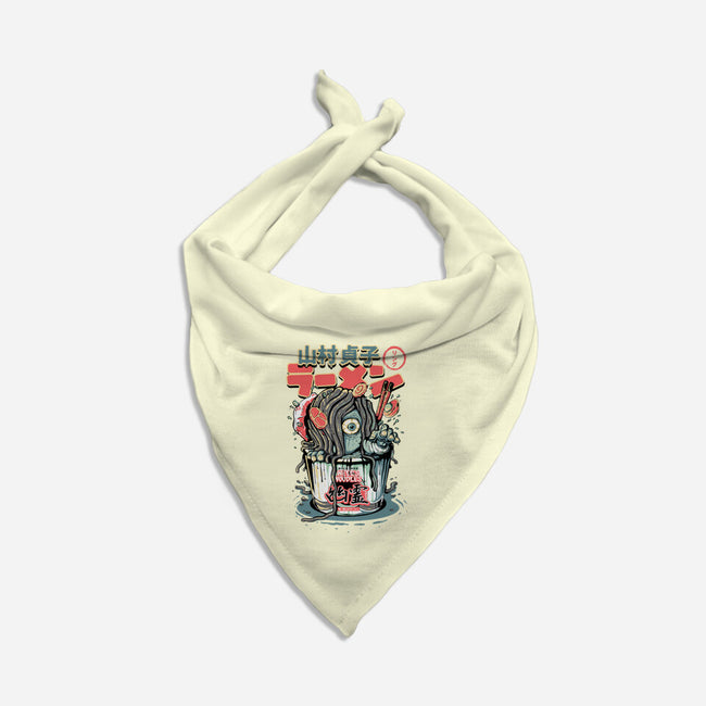 Sadako Yurei Noodles-Cat-Bandana-Pet Collar-demonigote