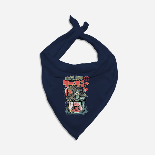 Sadako Yurei Noodles-Cat-Bandana-Pet Collar-demonigote