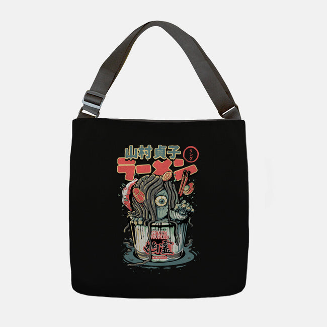 Sadako Yurei Noodles-None-Adjustable Tote-Bag-demonigote