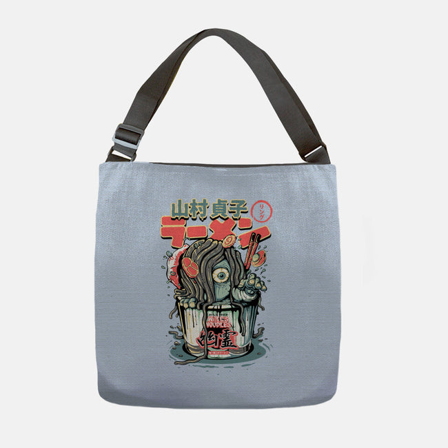 Sadako Yurei Noodles-None-Adjustable Tote-Bag-demonigote