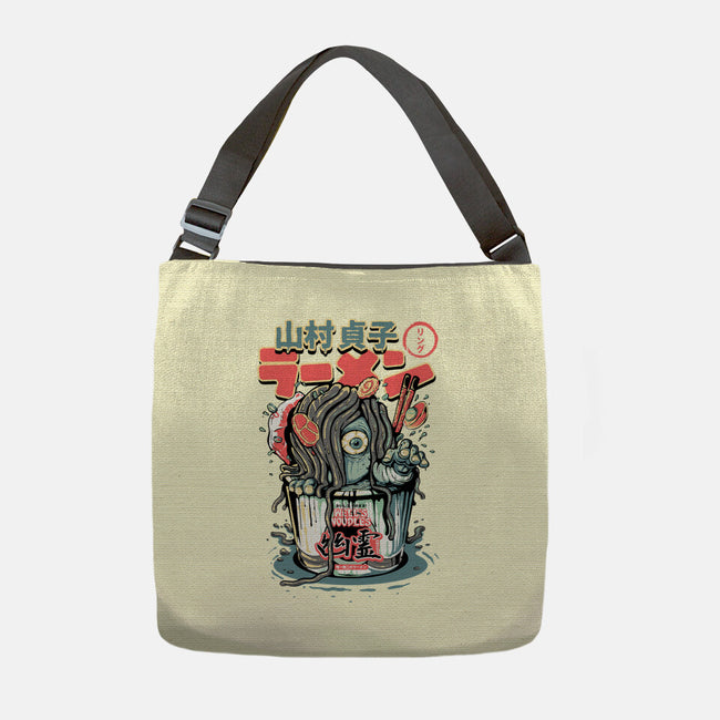 Sadako Yurei Noodles-None-Adjustable Tote-Bag-demonigote