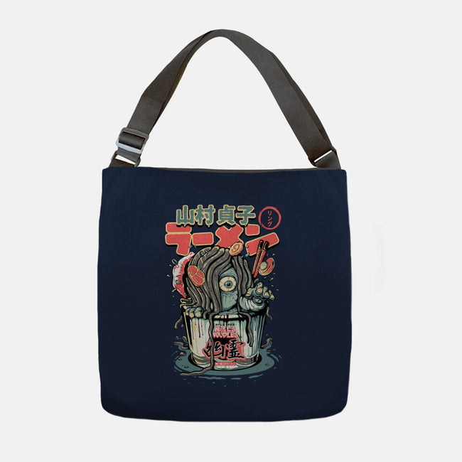 Sadako Yurei Noodles-None-Adjustable Tote-Bag-demonigote