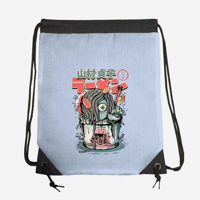 Sadako Yurei Noodles-None-Drawstring-Bag-demonigote