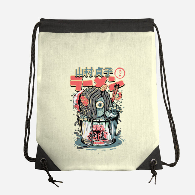 Sadako Yurei Noodles-None-Drawstring-Bag-demonigote