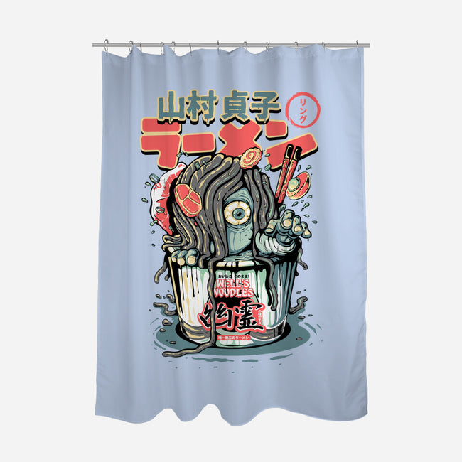 Sadako Yurei Noodles-None-Polyester-Shower Curtain-demonigote