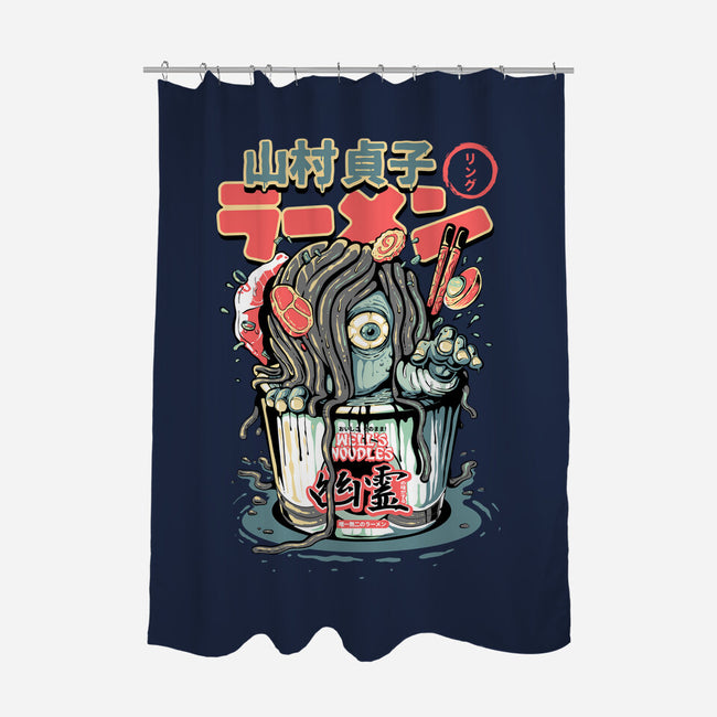 Sadako Yurei Noodles-None-Polyester-Shower Curtain-demonigote