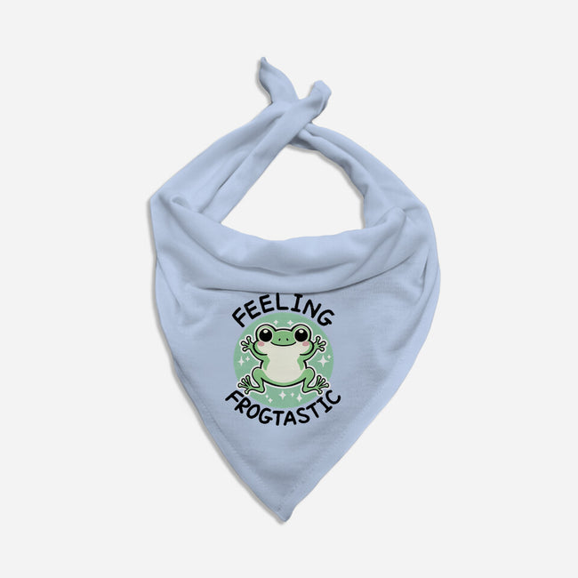 Feeling Frogtastic-Cat-Bandana-Pet Collar-fanfreak1