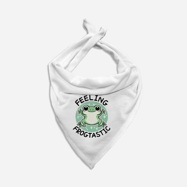 Feeling Frogtastic-Cat-Bandana-Pet Collar-fanfreak1