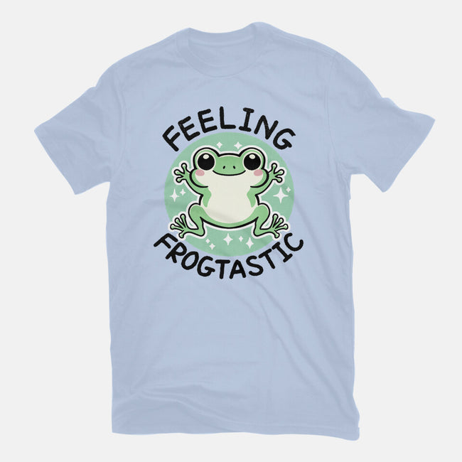 Feeling Frogtastic-Womens-Basic-Tee-fanfreak1