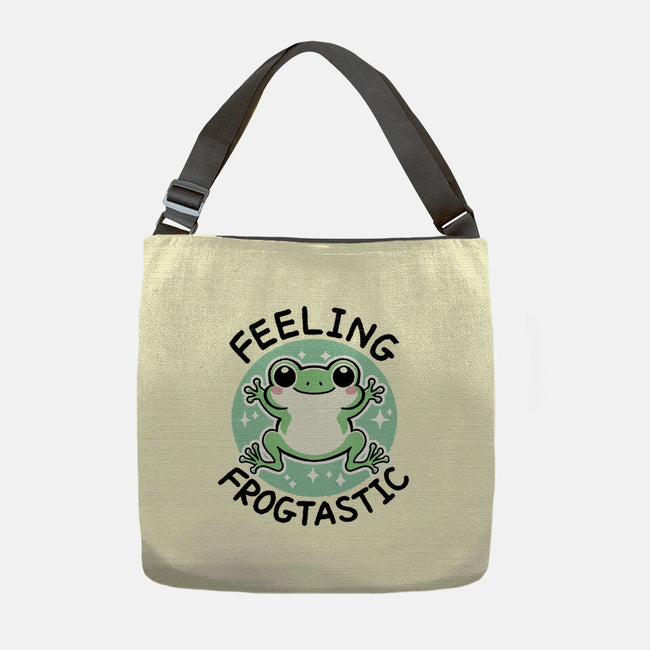 Feeling Frogtastic-None-Adjustable Tote-Bag-fanfreak1