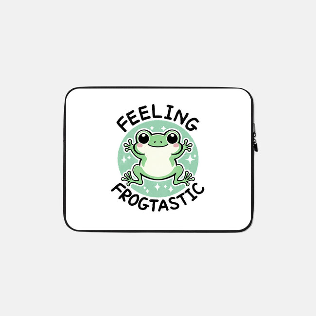 Feeling Frogtastic-None-Zippered-Laptop Sleeve-fanfreak1
