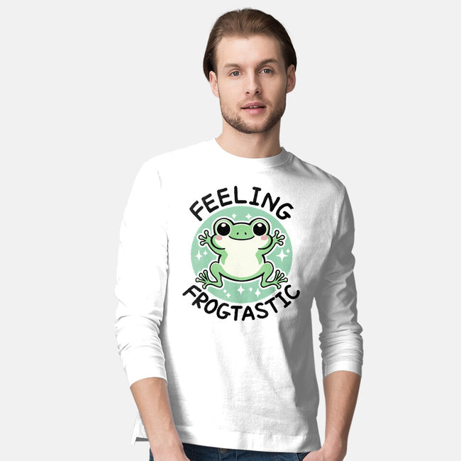 Feeling Frogtastic-Mens-Long Sleeved-Tee-fanfreak1