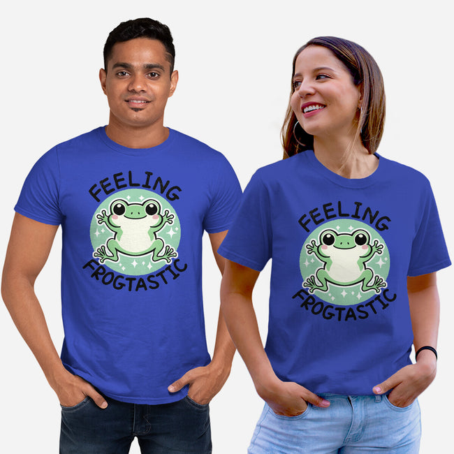 Feeling Frogtastic-Unisex-Basic-Tee-fanfreak1