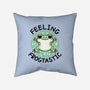 Feeling Frogtastic-None-Non-Removable Cover w Insert-Throw Pillow-fanfreak1