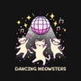 Dancing Meowsters-None-Removable Cover w Insert-Throw Pillow-fanfreak1