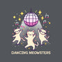 Dancing Meowsters-Womens-V-Neck-Tee-fanfreak1