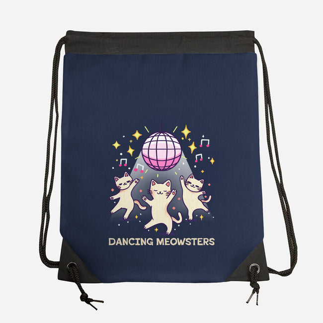 Dancing Meowsters-None-Drawstring-Bag-fanfreak1