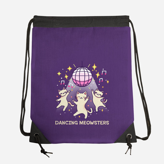 Dancing Meowsters-None-Drawstring-Bag-fanfreak1