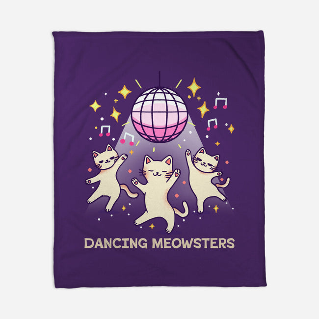 Dancing Meowsters-None-Fleece-Blanket-fanfreak1