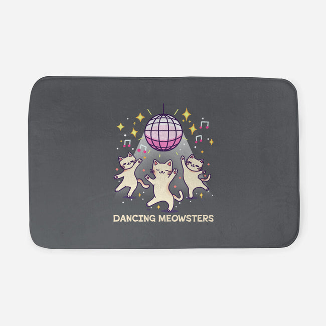 Dancing Meowsters-None-Memory Foam-Bath Mat-fanfreak1