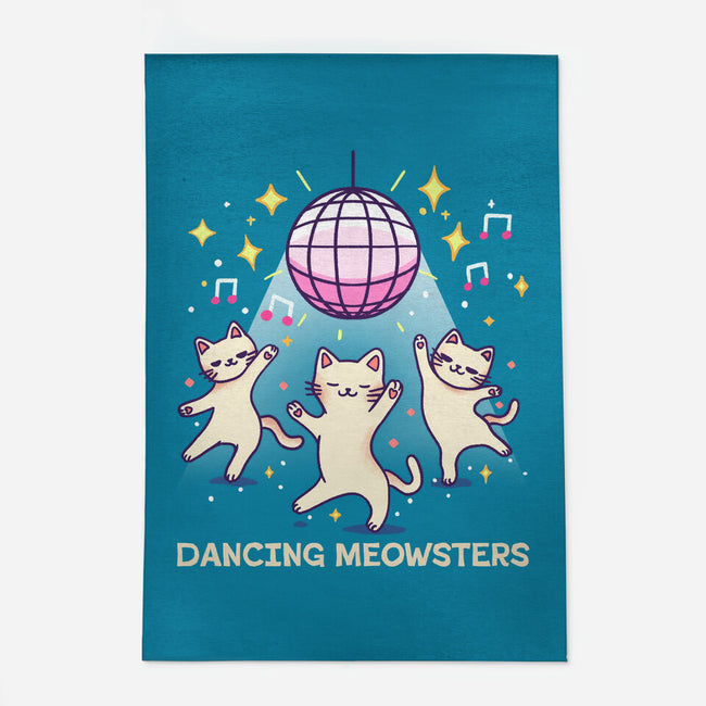 Dancing Meowsters-None-Outdoor-Rug-fanfreak1